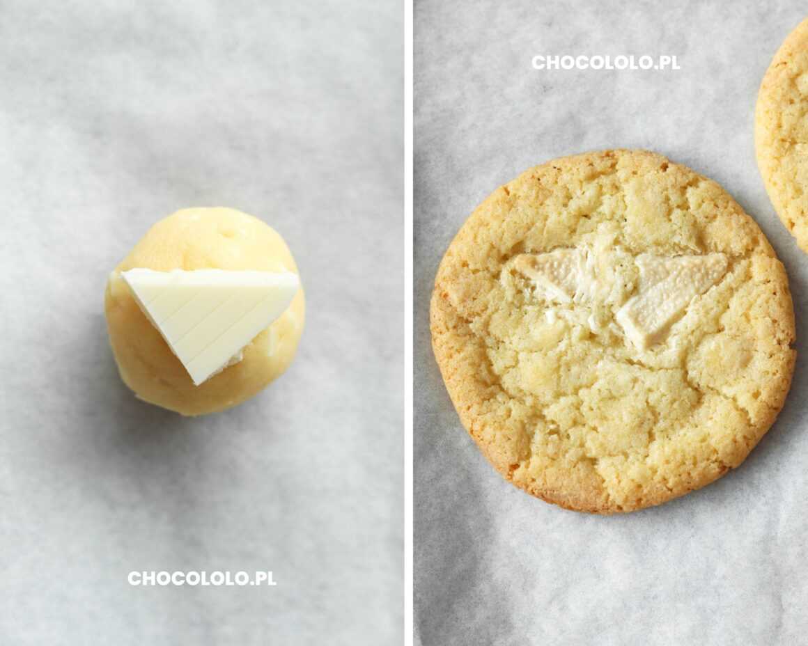 Lindt czekolada biała test ciasteczka