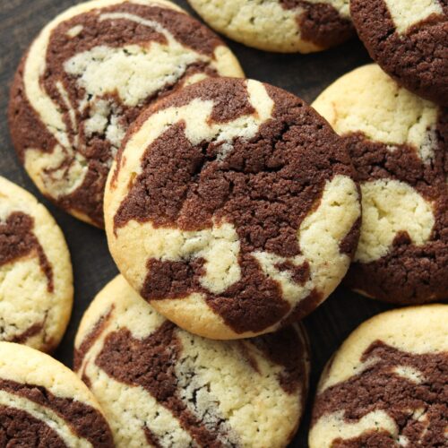 ciasteczka marmurkowe