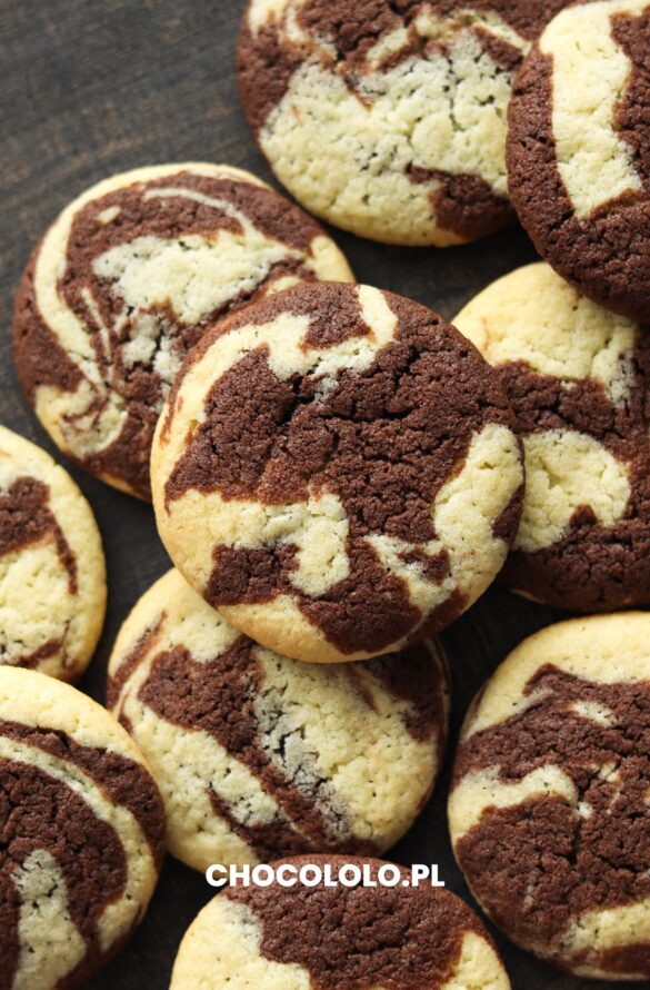 ciasteczka marmurkowe