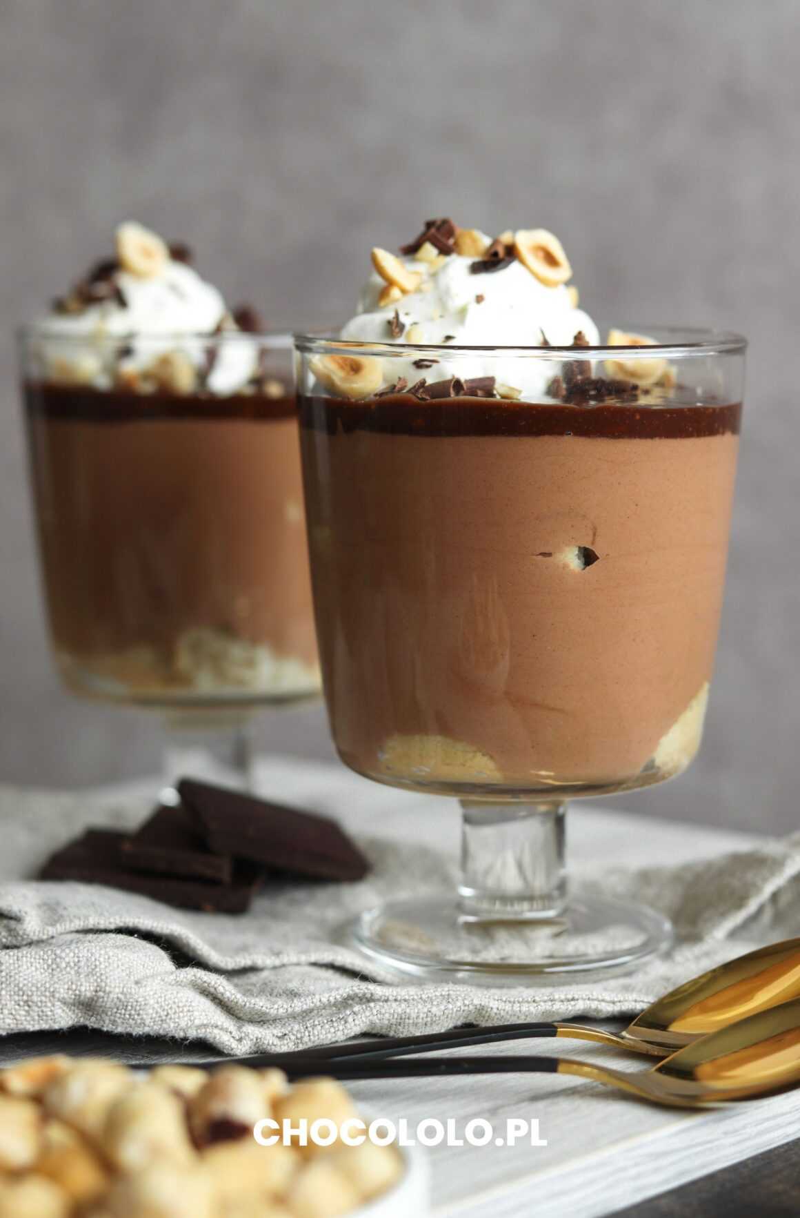 musowe deserki z nutellą