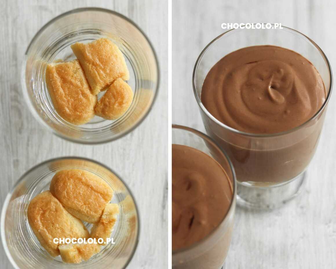 przepis na deser z musem z nutelli