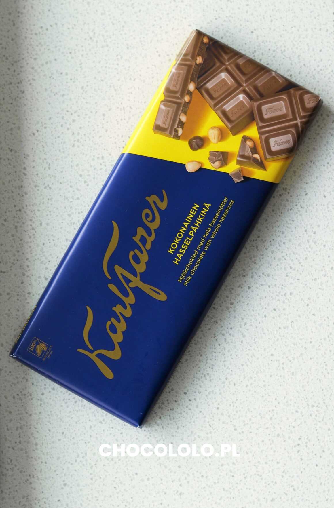 Fazer Czekolada mleczna z całymi orzechami recenzja