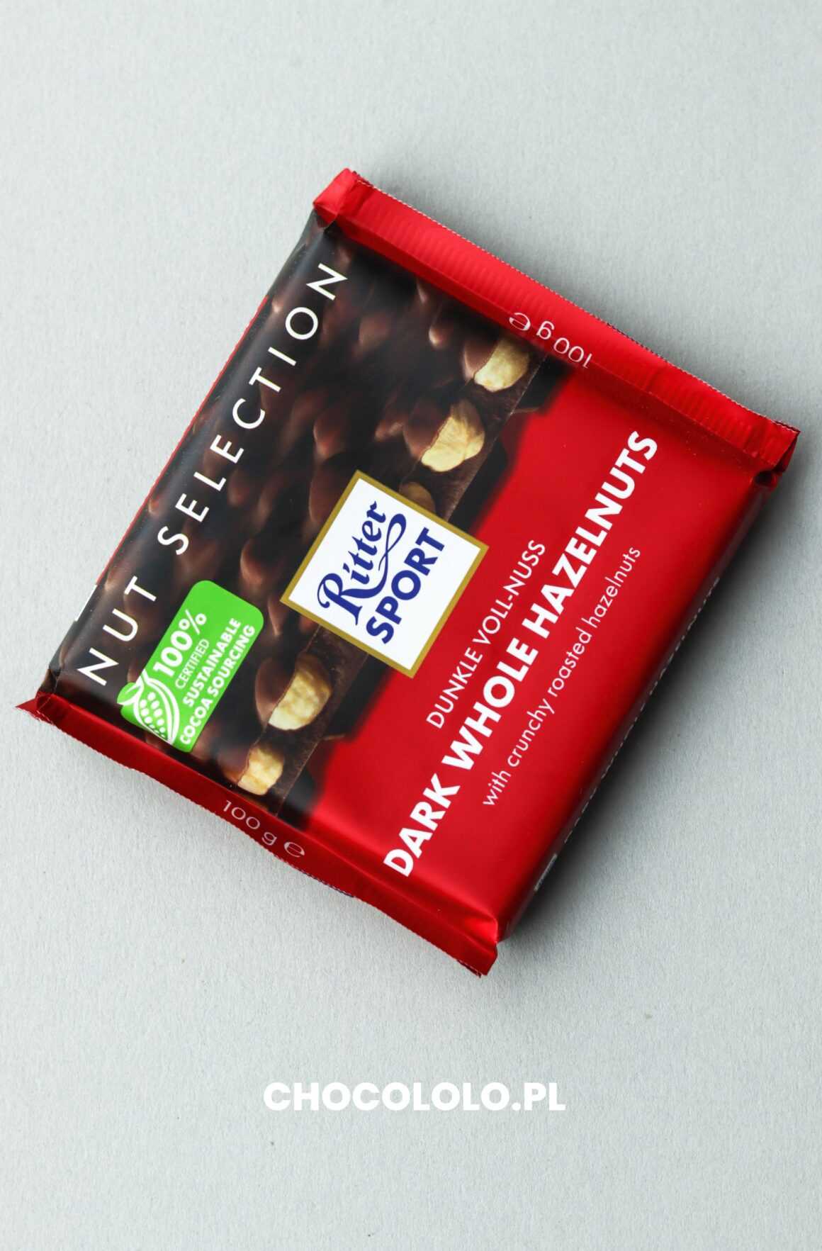 Ritter sport Ciemna czekolada z całymi orzechami