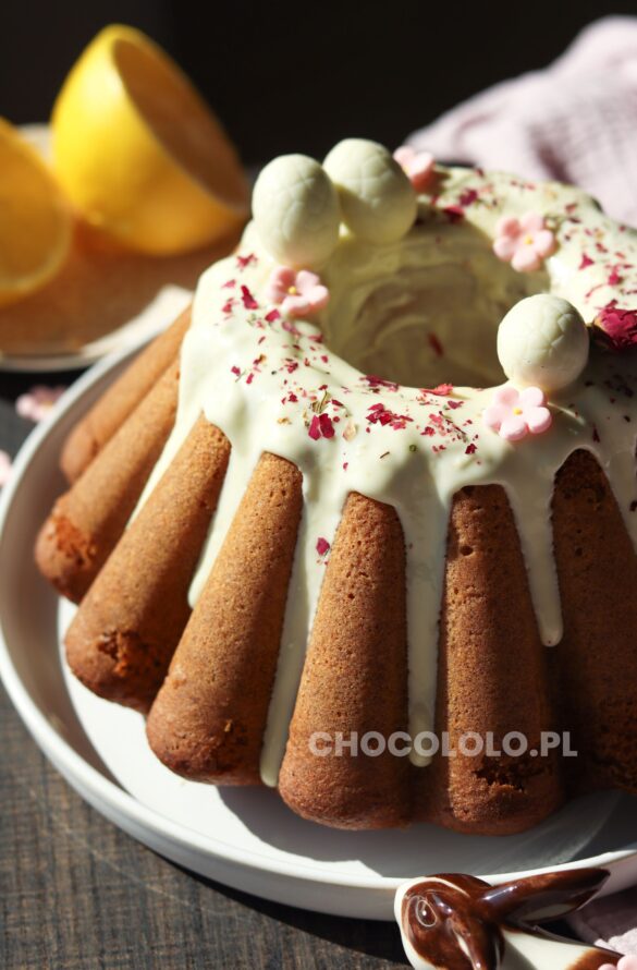 cytrynowa babka z białą czekoladą