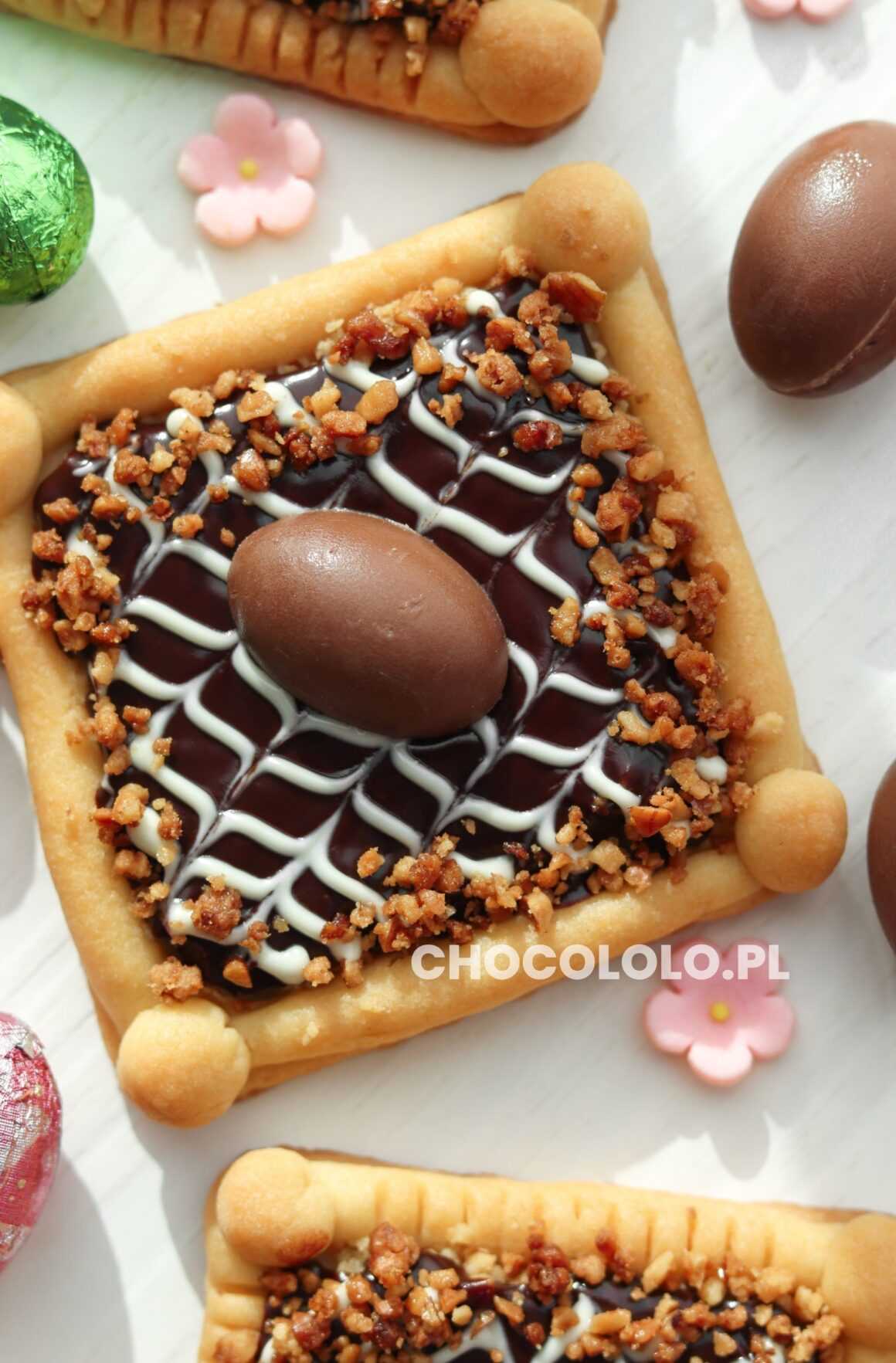 małe mazurki z czekoladą przepis