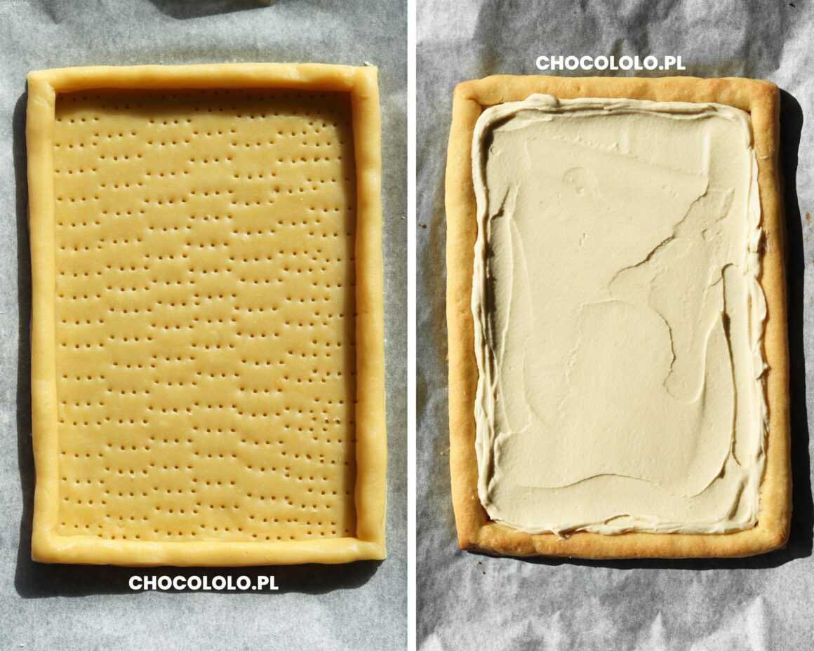 przepis na mazurek fistaszkowy z krówkami i czekoladą