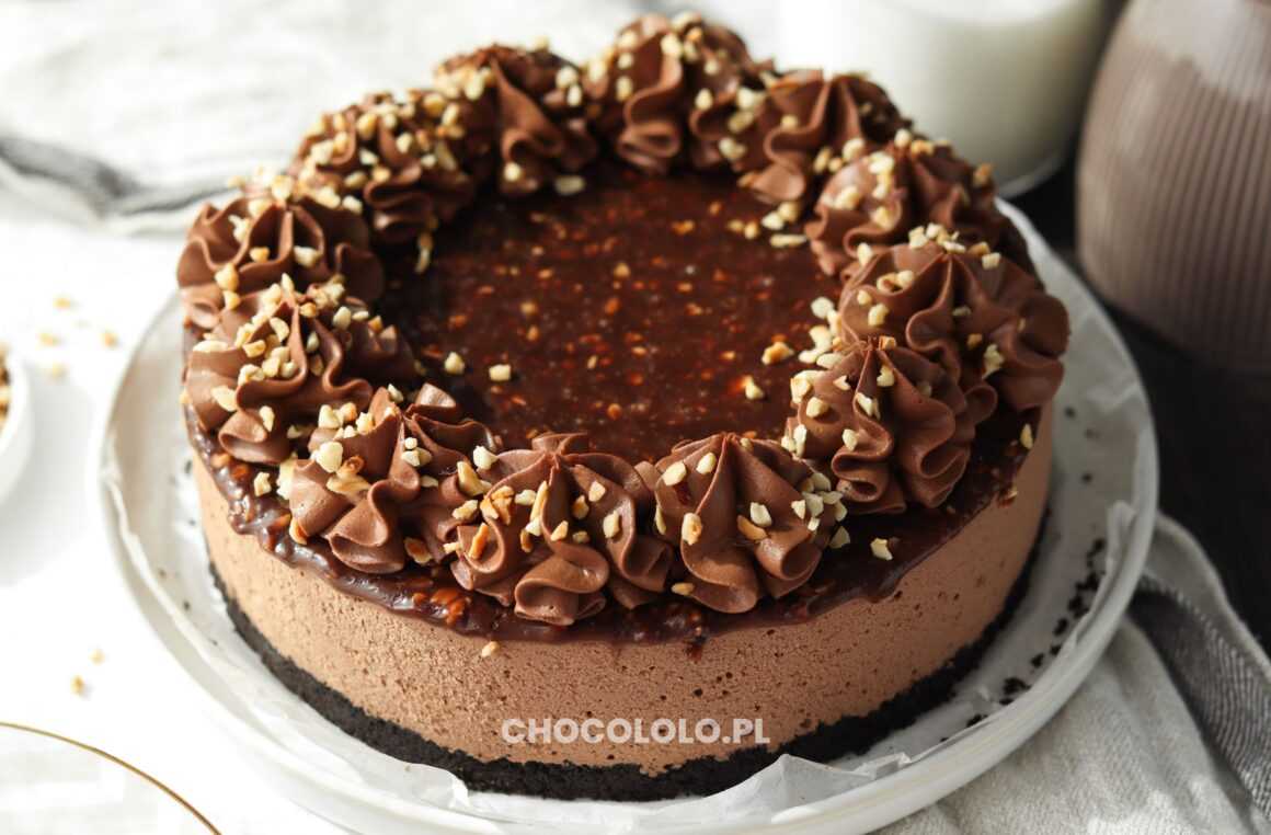 przepis na sernik z nutellą