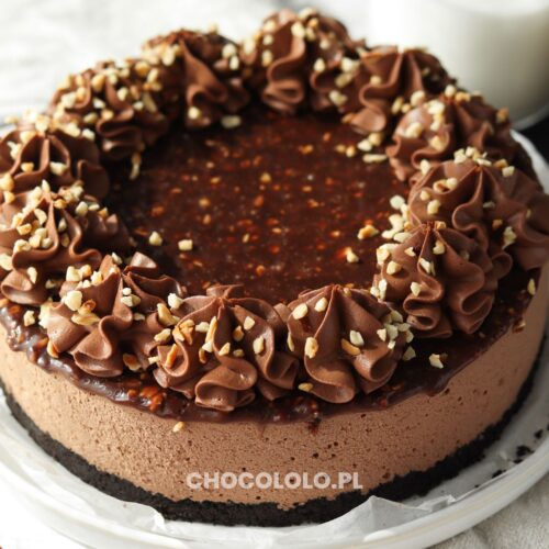 przepis na sernik z nutellą