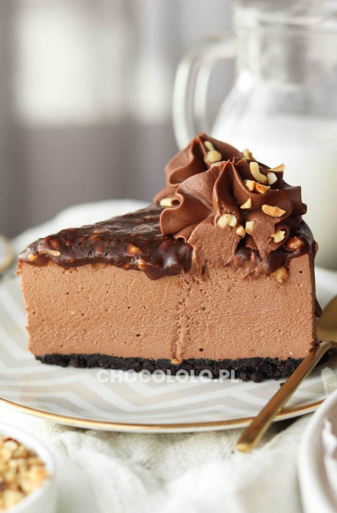 sernik na zimno z nutellą przepis