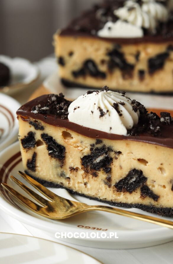 sernik oreo z masłem orzechowym