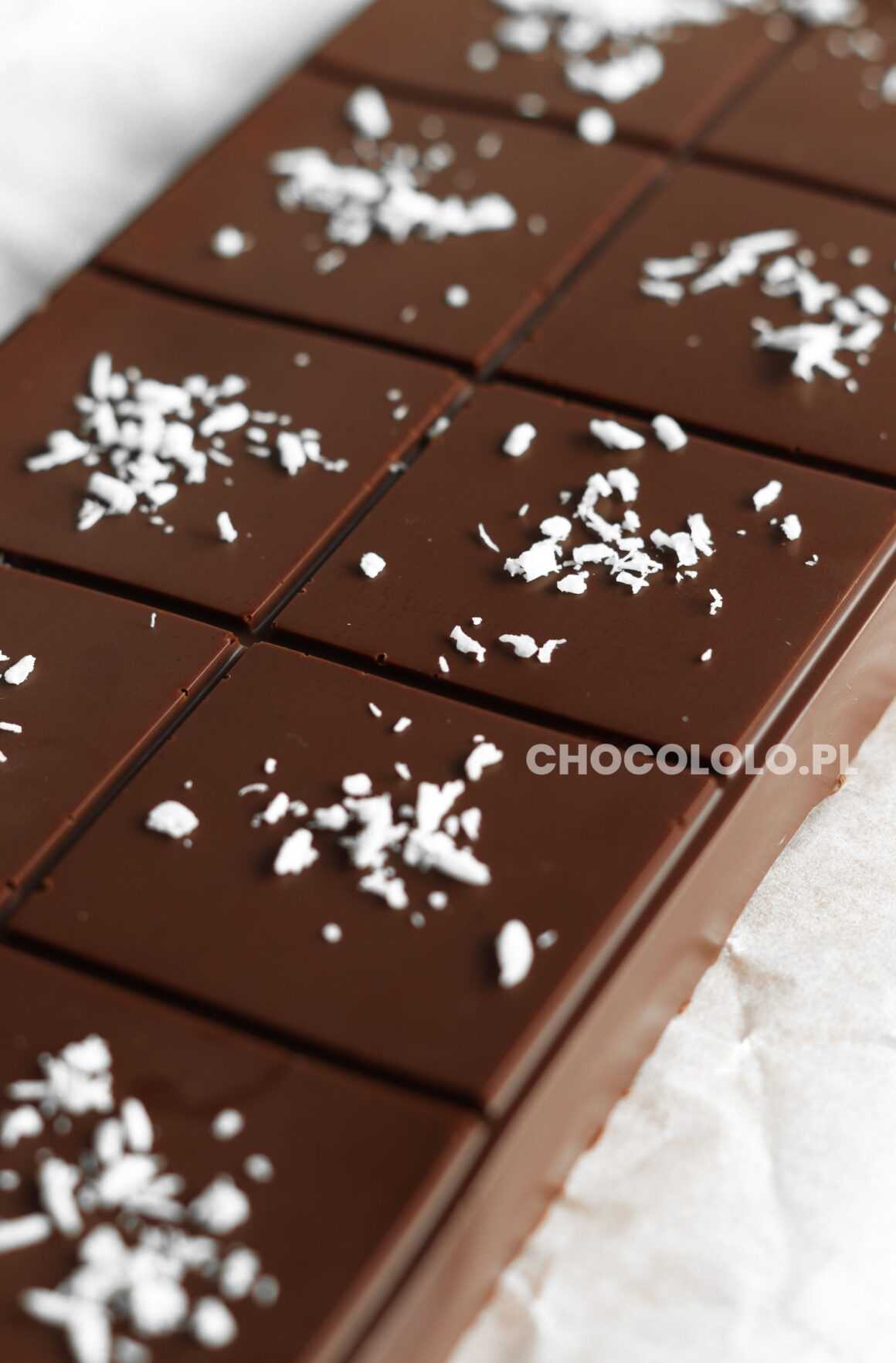 czekolada z nadzieniem kokosowym przepis