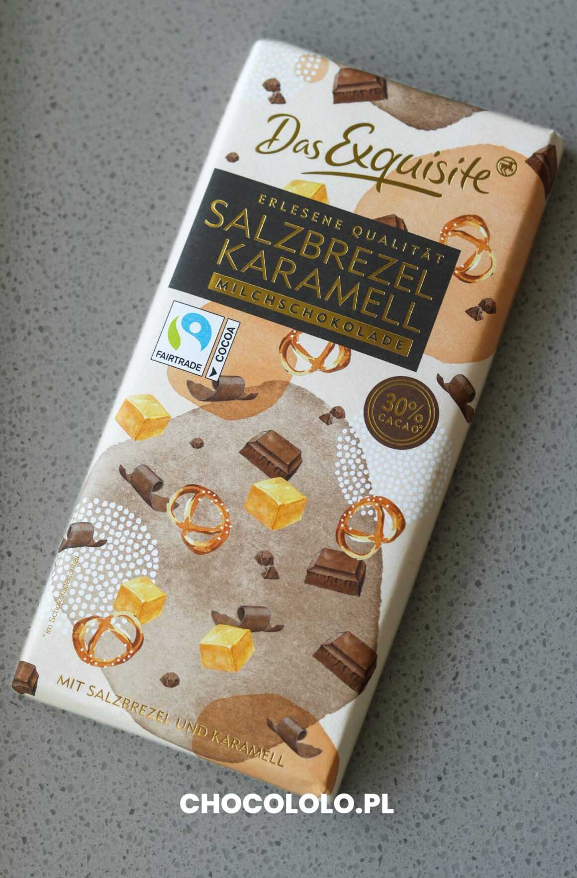 das exquisite czekolada mleczna z preclami, chrupkami karmelowymi i solą recenzja