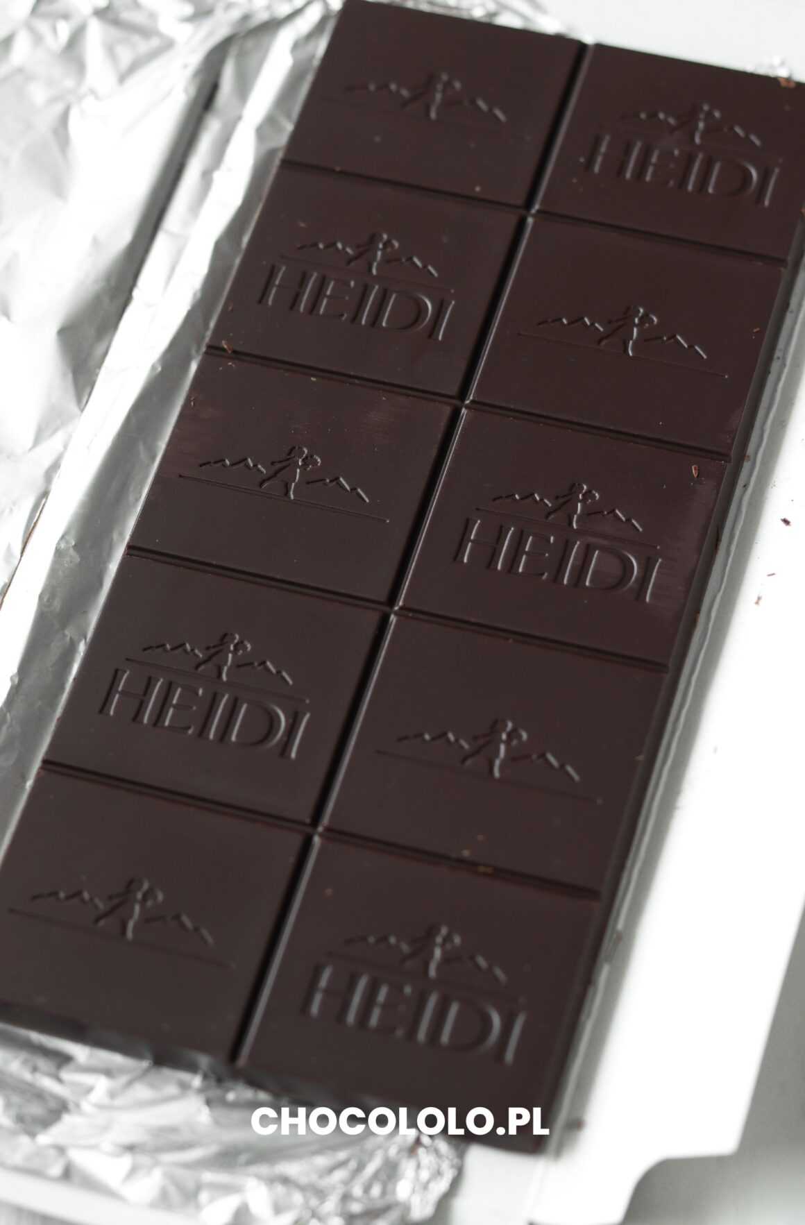 tabliczka gorzkiej czekolady 75% Heidi