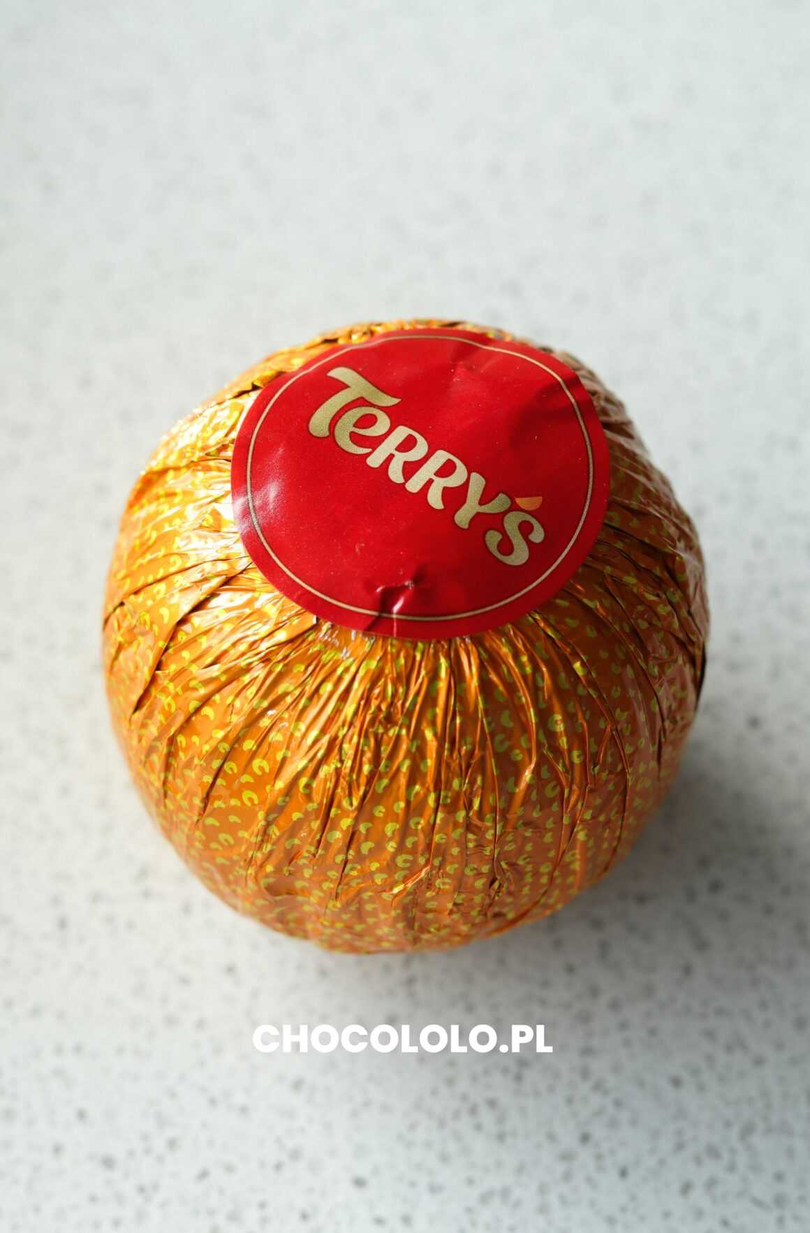 terrys chocolate ciemna czekolada w kształcie pomarańczy