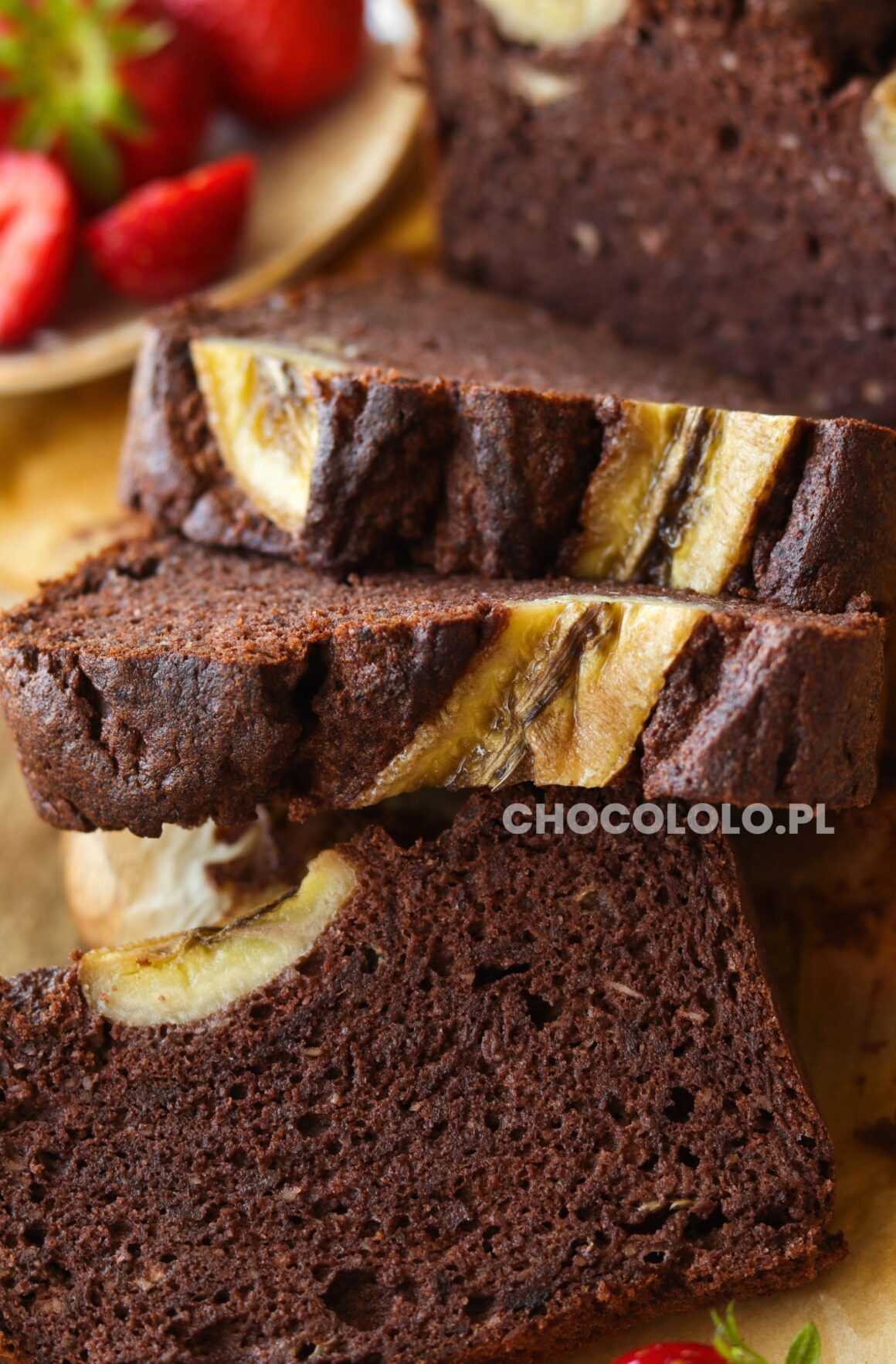 ciasto czekoladowe z bananami dietetyczne
